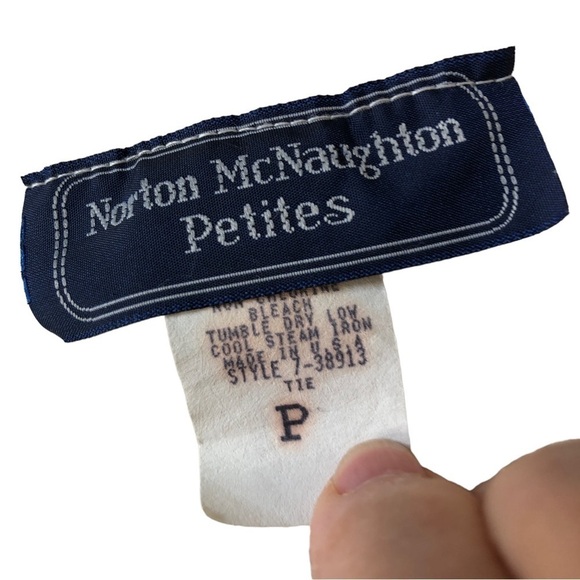 Norton McNaughton Petites Cotton Knit Pullover Sweater Women XLP Off White - Picture 5 of 6